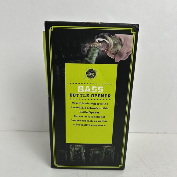 Large Mouth Bass Bottle Opener Heavy Duty w/Beautiful Artwork Party Gift Fishing - Picture 2 of 2